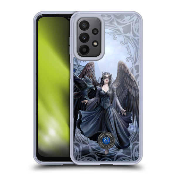 Anne Stokes Raven Full With Pattern Soft Gel Case for Samsung Galaxy A23 / 5G (2022)