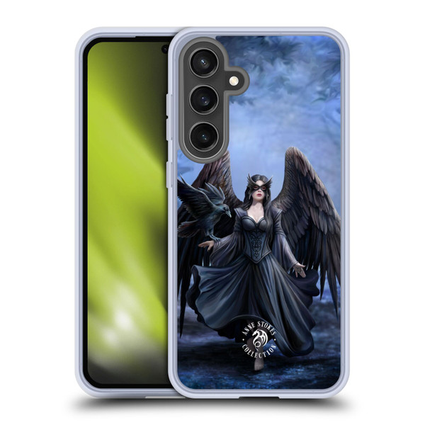 Anne Stokes Raven Full Soft Gel Case for Samsung Galaxy S24 FE