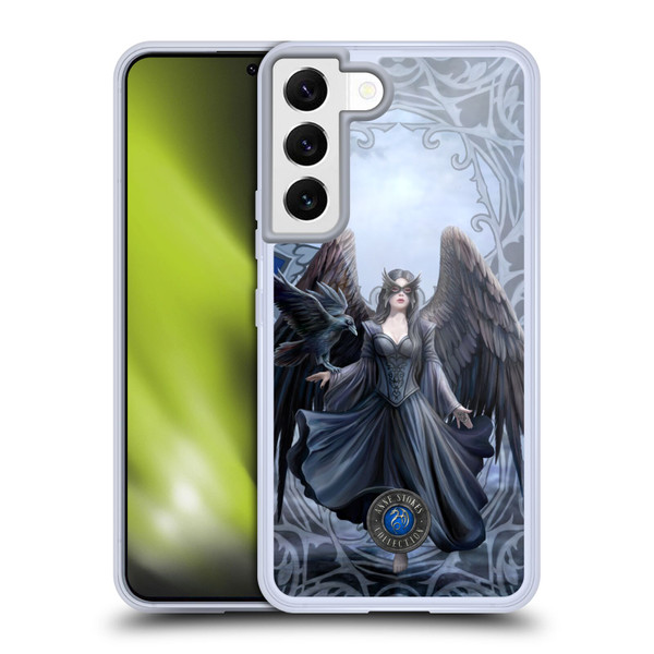 Anne Stokes Raven Full With Pattern Soft Gel Case for Samsung Galaxy S22 5G