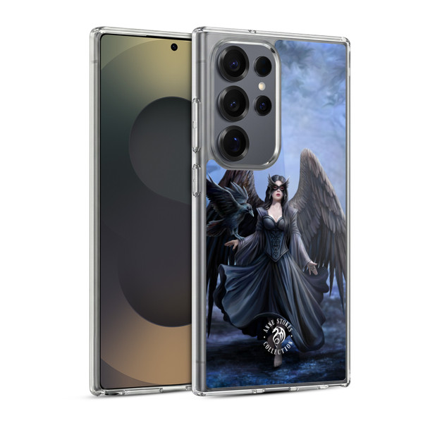 Anne Stokes Raven Full Soft Gel Case for Samsung Galaxy S25 Ultra & MagSafe