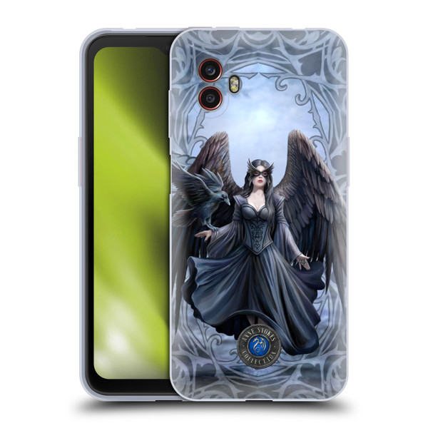 Anne Stokes Raven Full With Pattern Soft Gel Case for Samsung Galaxy Xcover6 Pro/Pro2
