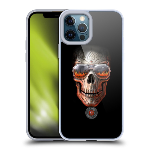 Anne Stokes Skull Hellfire Soft Gel Case for Apple iPhone 12 Pro Max