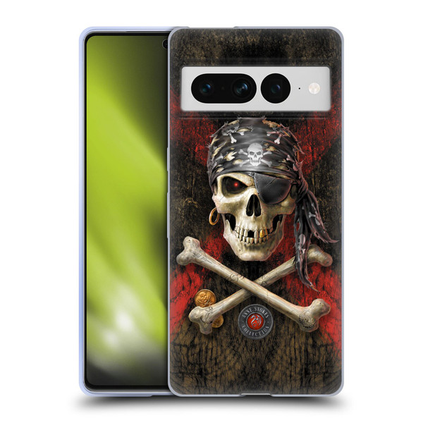 Anne Stokes Skull Pirate Soft Gel Case for Google Pixel 7 Pro