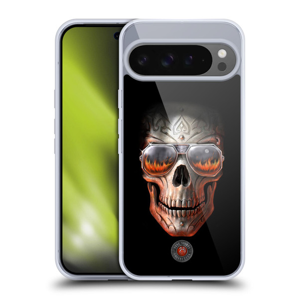 Anne Stokes Skull Hellfire Soft Gel Case for Google Pixel 9 Pro XL