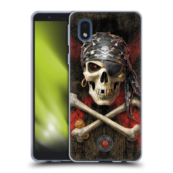 Anne Stokes Skull Pirate Soft Gel Case for Samsung Galaxy A01 Core (2020)