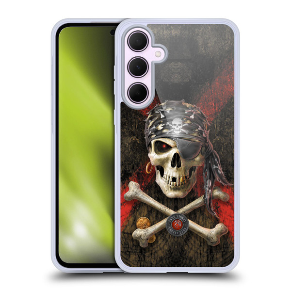 Anne Stokes Skull Pirate Soft Gel Case for Samsung Galaxy A35 5G