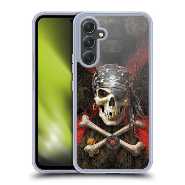 Anne Stokes Skull Pirate Soft Gel Case for Samsung Galaxy A54 5G