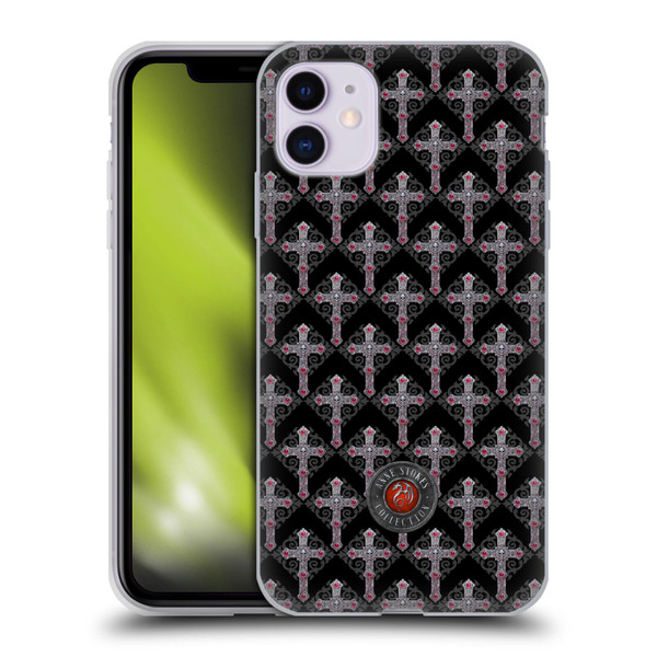 Anne Stokes Tribal Cross Gothic Pattern Soft Gel Case for Apple iPhone 11