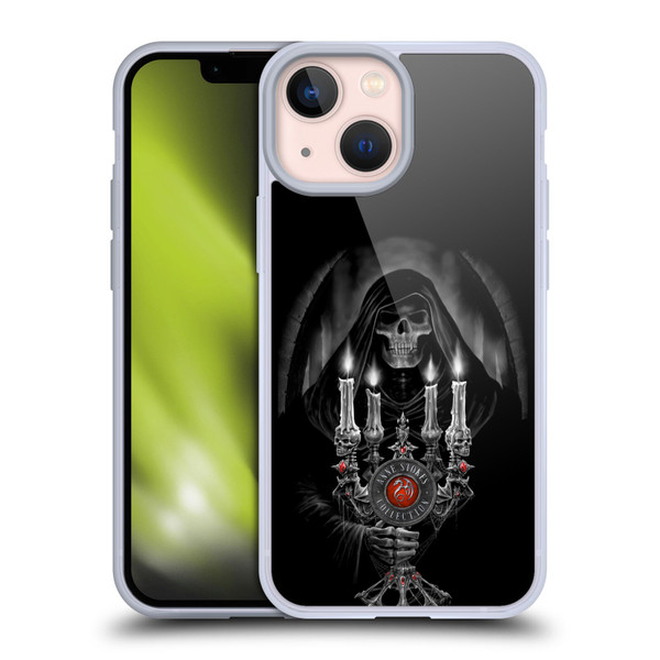Anne Stokes Tribal Candelabra Soft Gel Case for Apple iPhone 13 Mini