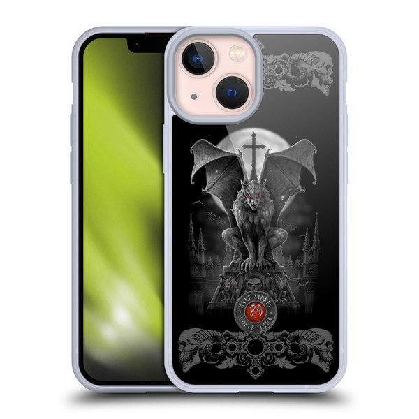 Anne Stokes Tribal Gargoyle Soft Gel Case for Apple iPhone 13 Mini