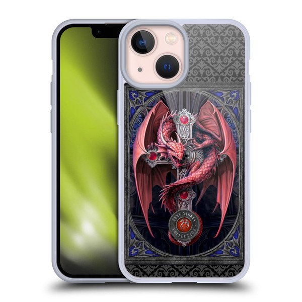 Anne Stokes Tribal Gothic Guardian Soft Gel Case for Apple iPhone 13 Mini