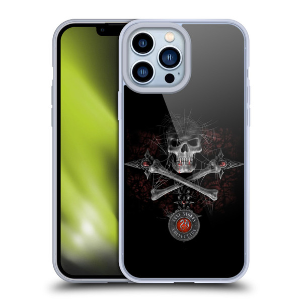 Anne Stokes Tribal Gothic Skull Soft Gel Case for Apple iPhone 13 Pro Max