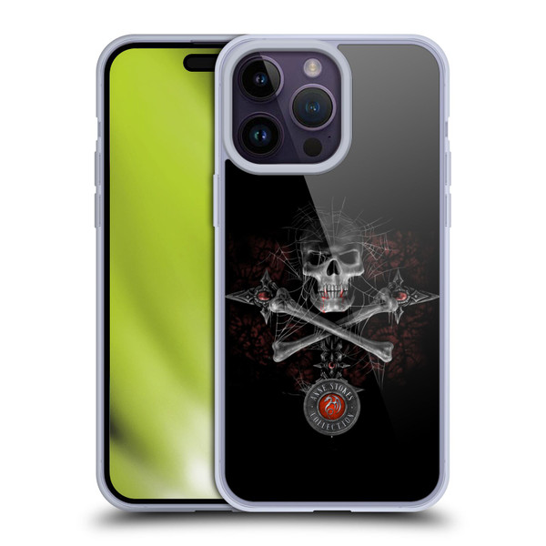 Anne Stokes Tribal Gothic Skull Soft Gel Case for Apple iPhone 14 Pro Max