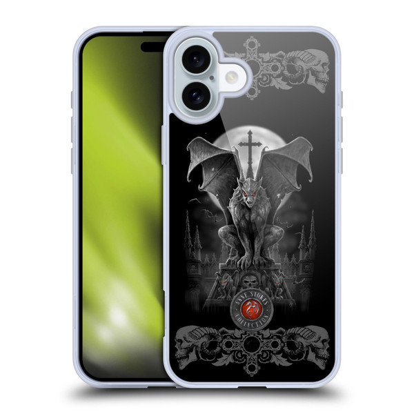 Anne Stokes Tribal Gargoyle Soft Gel Case for Apple iPhone 16 Plus