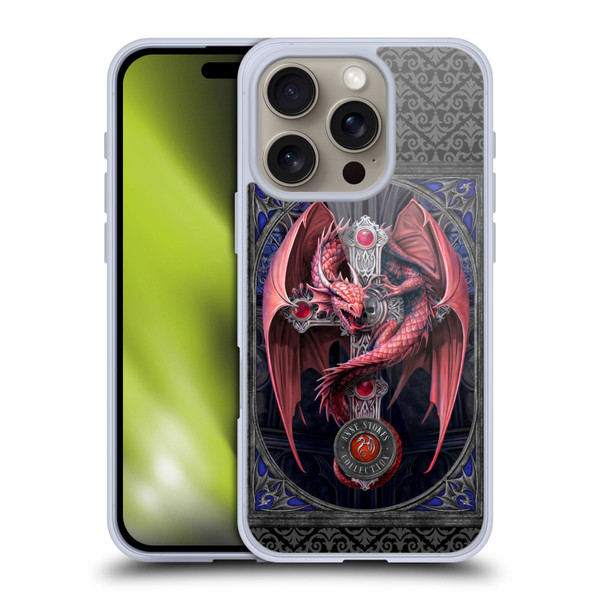 Anne Stokes Tribal Gothic Guardian Soft Gel Case for Apple iPhone 16 Pro