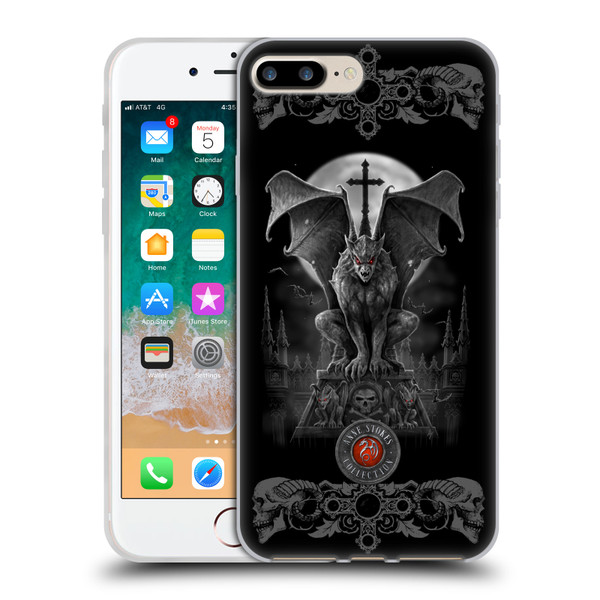 Anne Stokes Tribal Gargoyle Soft Gel Case for Apple iPhone 7 Plus / iPhone 8 Plus