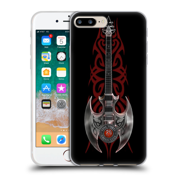 Anne Stokes Tribal Rock God Guitar Soft Gel Case for Apple iPhone 7 Plus / iPhone 8 Plus