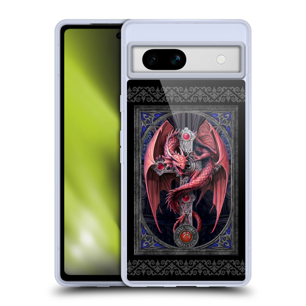 Anne Stokes Tribal Gothic Guardian Soft Gel Case for Google Pixel 7a