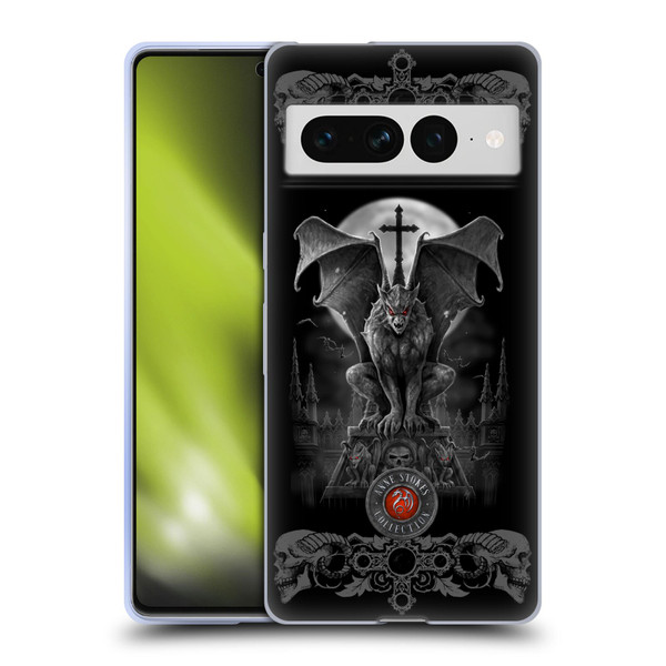 Anne Stokes Tribal Gargoyle Soft Gel Case for Google Pixel 7 Pro