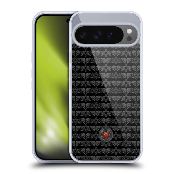 Anne Stokes Tribal Skull and Cross Pattern Soft Gel Case for Google Pixel 9 Pro XL