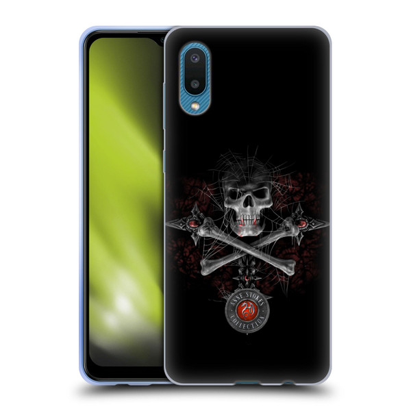 Anne Stokes Tribal Gothic Skull Soft Gel Case for Samsung Galaxy A02/M02 (2021)