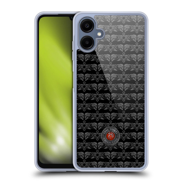 Anne Stokes Tribal Skull and Cross Pattern Soft Gel Case for Samsung Galaxy A06 4G