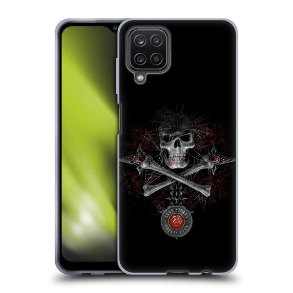 Anne Stokes Tribal Gothic Skull Soft Gel Case for Samsung Galaxy A12 (2020)