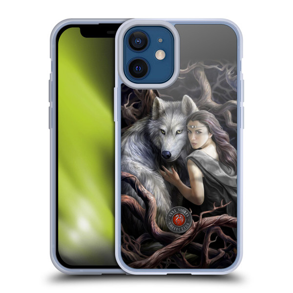 Anne Stokes Wolves 2 Soul Bond Soft Gel Case for Apple iPhone 12 Mini