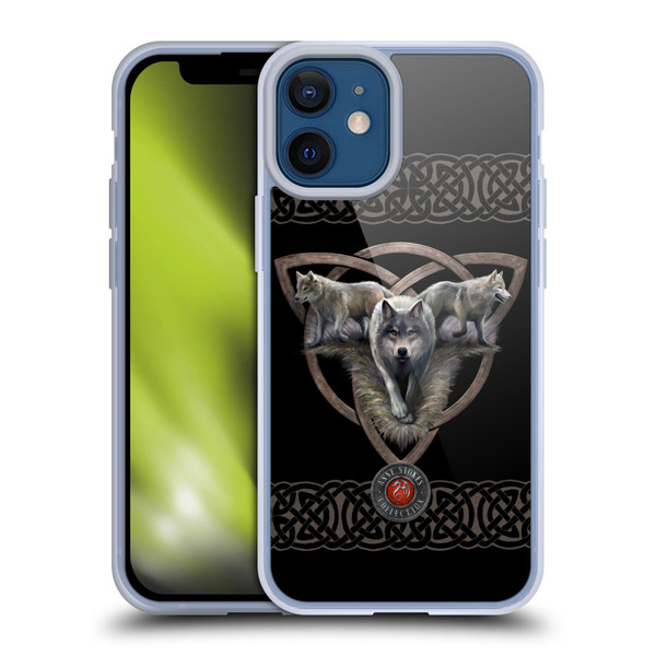 Anne Stokes Wolves 2 Trio Soft Gel Case for Apple iPhone 12 Mini
