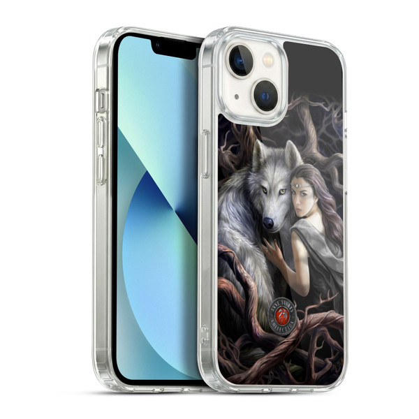 Anne Stokes Wolves 2 Soul Bond Soft Gel Case for Apple iPhone 13
