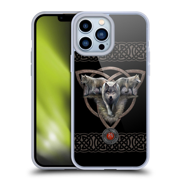 Anne Stokes Wolves 2 Trio Soft Gel Case for Apple iPhone 13 Pro Max