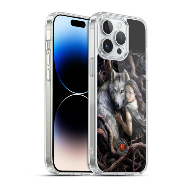 Anne Stokes Wolves 2 Soul Bond Soft Gel Case for Apple iPhone 14 Pro Max & MagSafe