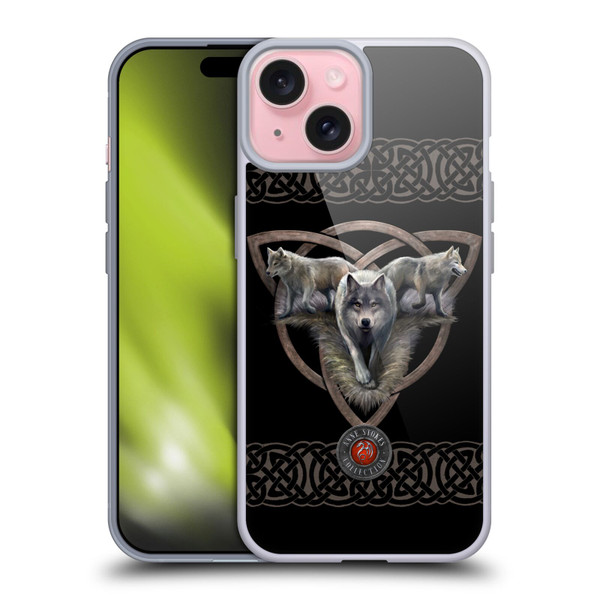 Anne Stokes Wolves 2 Trio Soft Gel Case for Apple iPhone 15