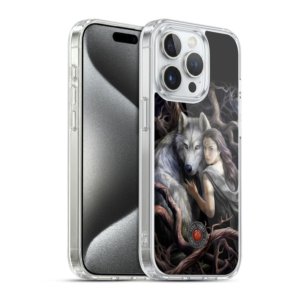 Anne Stokes Wolves 2 Soul Bond Soft Gel Case for Apple iPhone 15 Pro & MagSafe