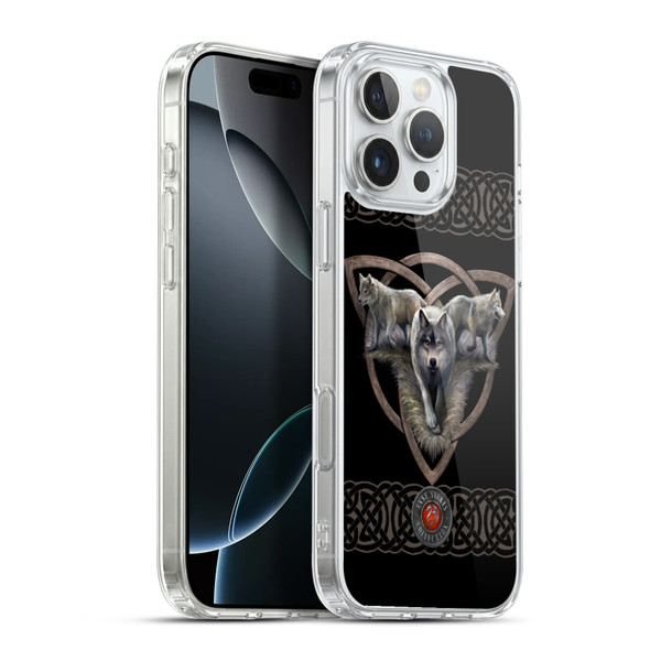 Anne Stokes Wolves 2 Trio Soft Gel Case for Apple iPhone 16 Pro Max & MagSafe