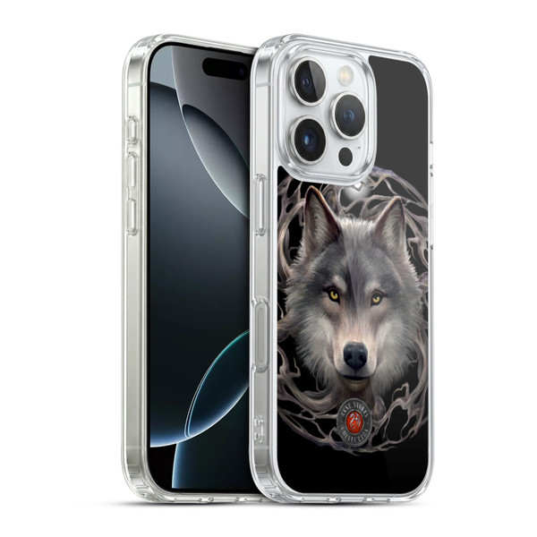 Anne Stokes Wolves 2 Night Forest Soft Gel Case for Apple iPhone 16 Pro & MagSafe