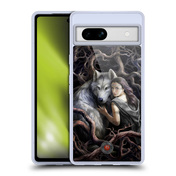 Anne Stokes Wolves 2 Soul Bond Soft Gel Case for Google Pixel 7a