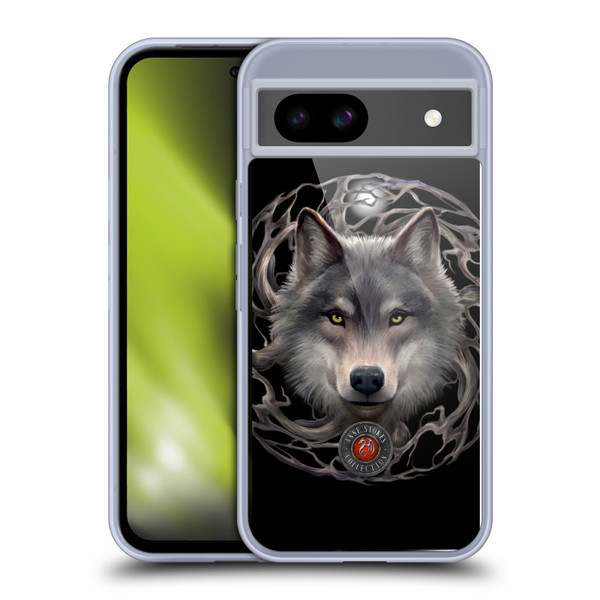 Anne Stokes Wolves 2 Night Forest Soft Gel Case for Google Pixel 8a