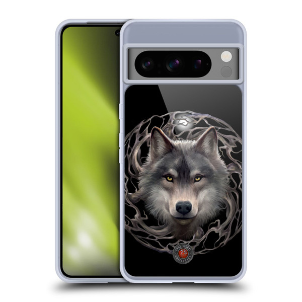 Anne Stokes Wolves 2 Night Forest Soft Gel Case for Google Pixel 8 Pro