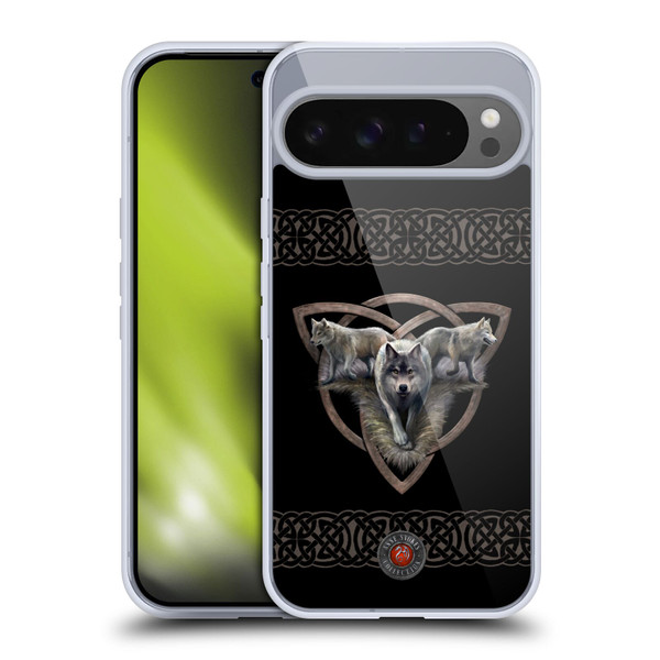 Anne Stokes Wolves 2 Trio Soft Gel Case for Google Pixel 9 Pro XL