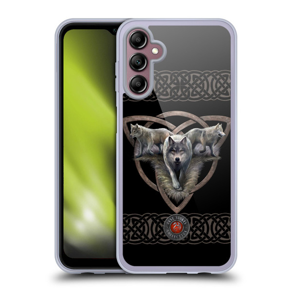 Anne Stokes Wolves 2 Trio Soft Gel Case for Samsung Galaxy A14 5G