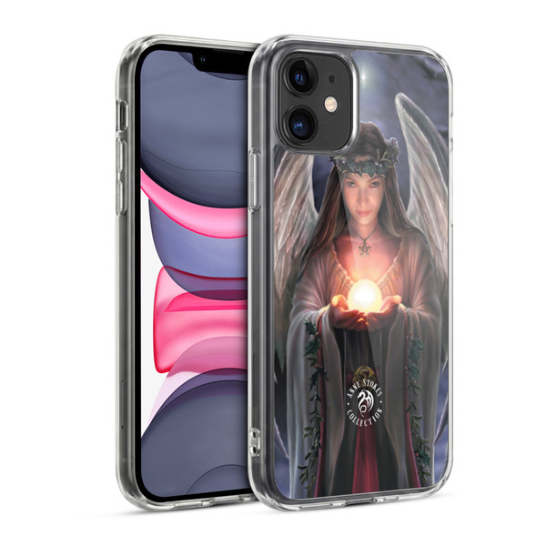 Anne Stokes Yule Angels Soft Gel Case for Apple iPhone 11