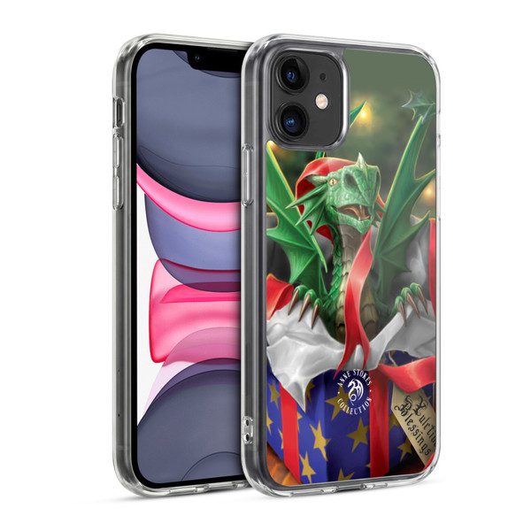 Anne Stokes Yule Surprise Gift Soft Gel Case for Apple iPhone 11