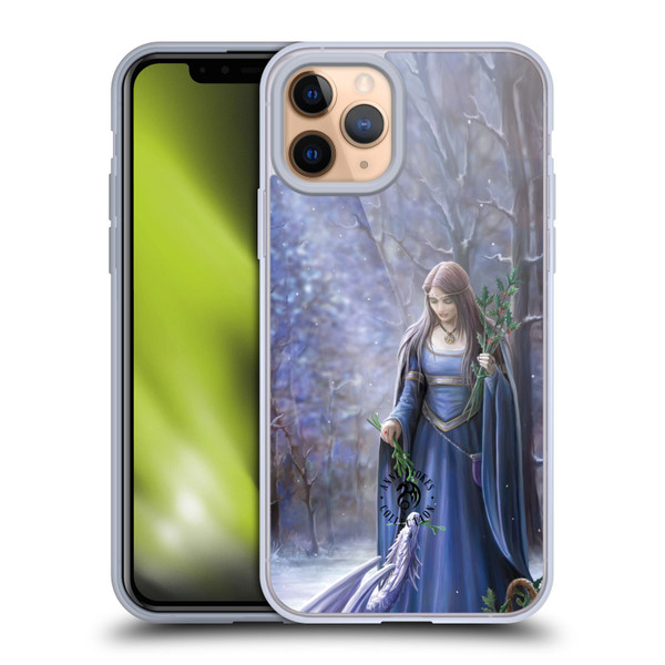 Anne Stokes Yule Solstice Gathering Soft Gel Case for Apple iPhone 11 Pro