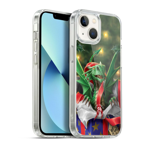 Anne Stokes Yule Surprise Gift Soft Gel Case for Apple iPhone 13