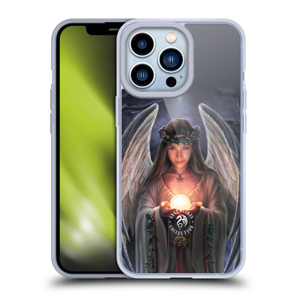 Anne Stokes Yule Angels Soft Gel Case for Apple iPhone 13 Pro