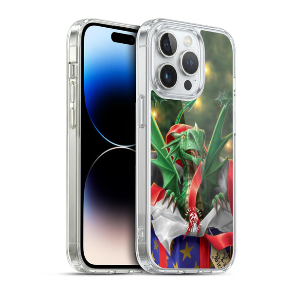 Anne Stokes Yule Surprise Gift Soft Gel Case for Apple iPhone 13 Pro & MagSafe