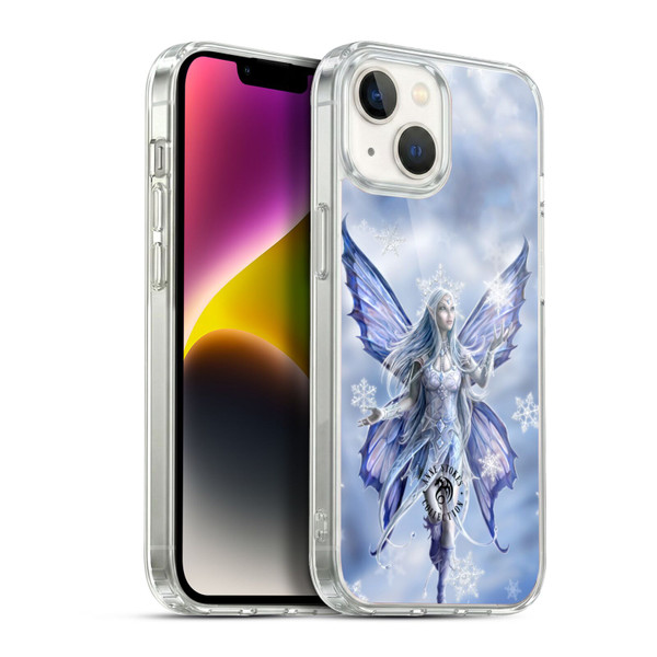 Anne Stokes Yule Snow Fairy Soft Gel Case for Apple iPhone 14