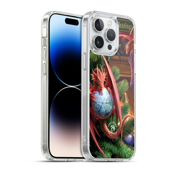 Anne Stokes Yule Magical Arrival Soft Gel Case for Apple iPhone 14 Pro Max & MagSafe