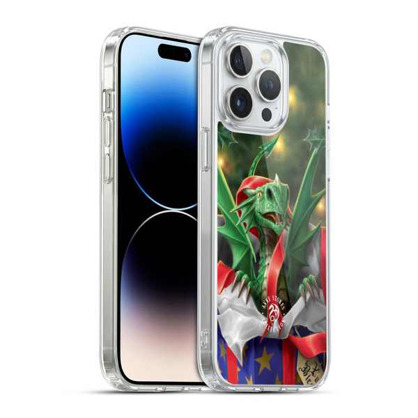 Anne Stokes Yule Surprise Gift Soft Gel Case for Apple iPhone 14 Pro Max & MagSafe